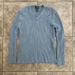 Ralph Lauren Blue V-Neck Sweater